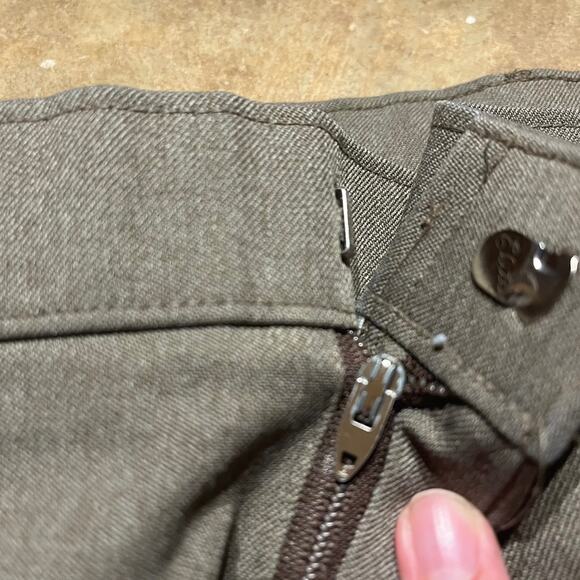 Vintage 70s Levi's Brown Action Slacks Pants Trousers 36x27 - Picture 2 of 4